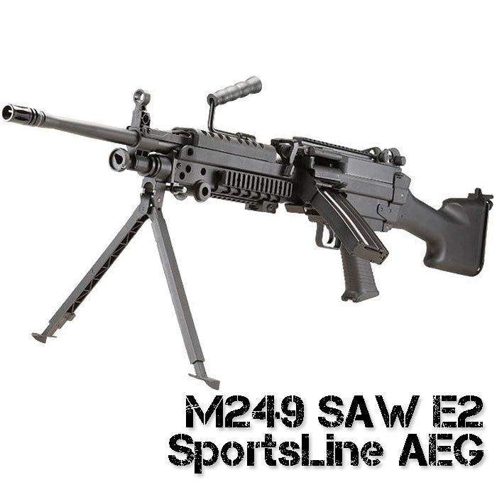 S&T M249 SAW E2 AEG BK – S&T Armament (Smart Team)