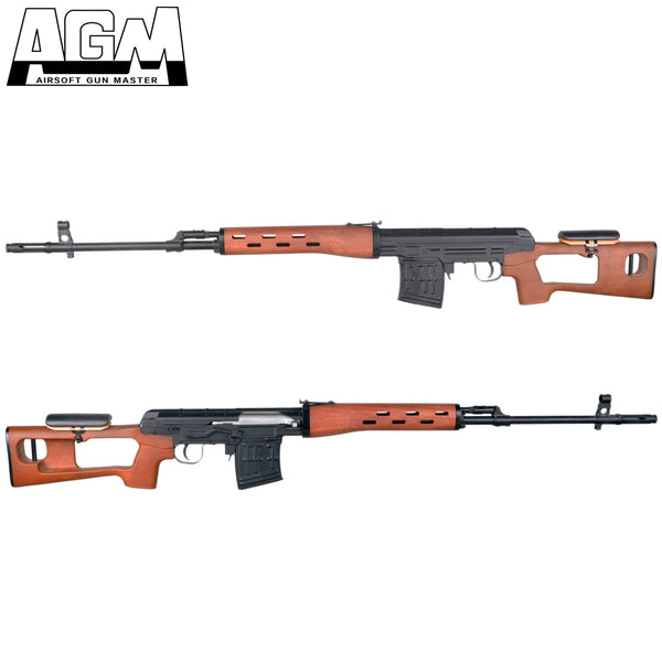 AGM Dragnov SVD Spring Power Rifle  (Wood Like Plastic)