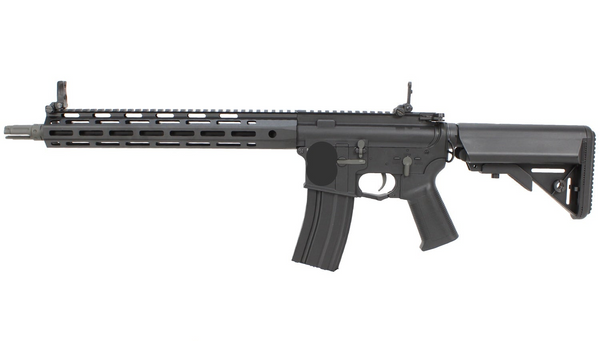 S&T M4 URX4 M-LOK 14.5" Challenger Line G3 AEG BK (COLT engraved)