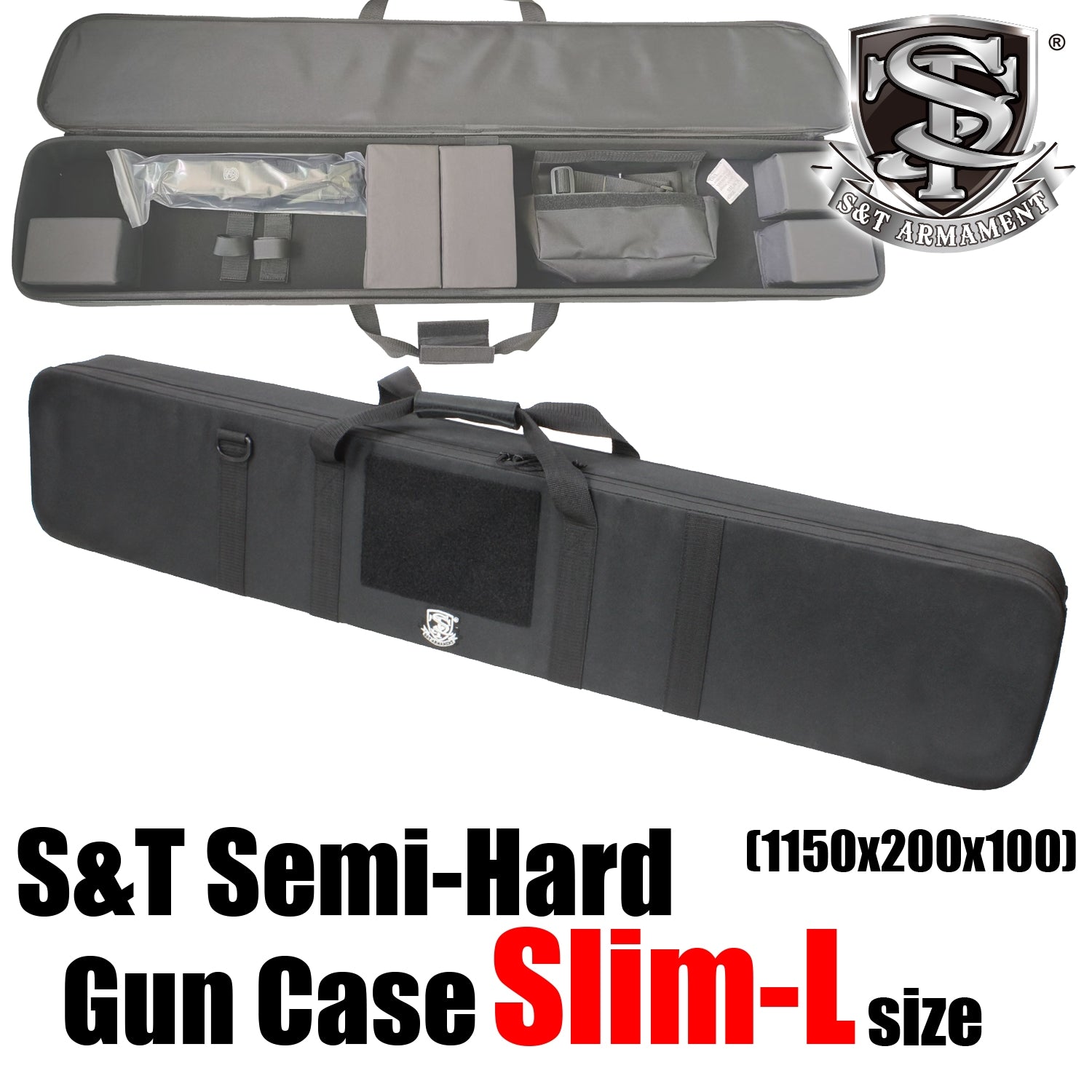 S&T Semi Hard Gun Case Slim-L