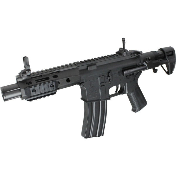 S&T M4 URX4 M-LOK SD PDW-S Challenger Line G3 AEG BK (COLT engraved)