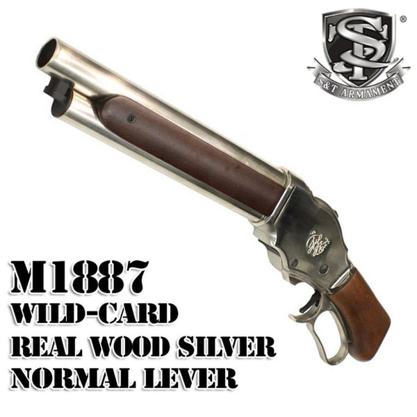 S&T M1887 Wild Card Shell Ejecting Gas Shotgun Real Wood SV