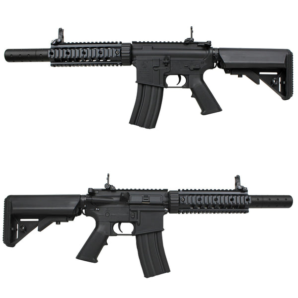 S&T M4 CQB FF 7 inch Challenger Line G3 AEG BK (MOLON engraved)