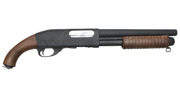 S&T M870 Short Barrel Saw-Off Shotgun Fake Wood With Marking