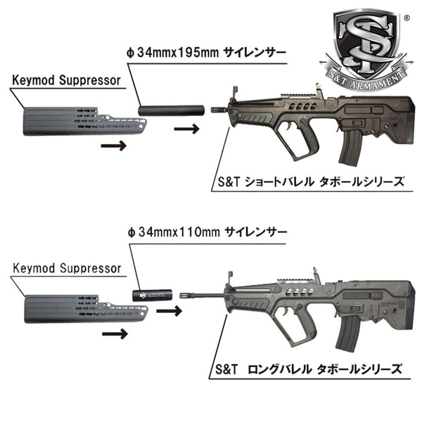 S&T T21 PRO Suppressor EBB DE