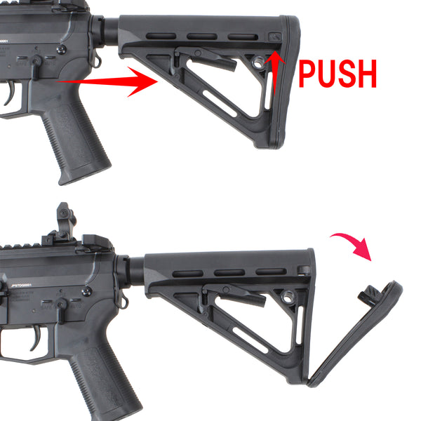 S&T/EMG Angstadt Arms UDP-9 6" M-Style Stock Full Metal G3 AEG BK