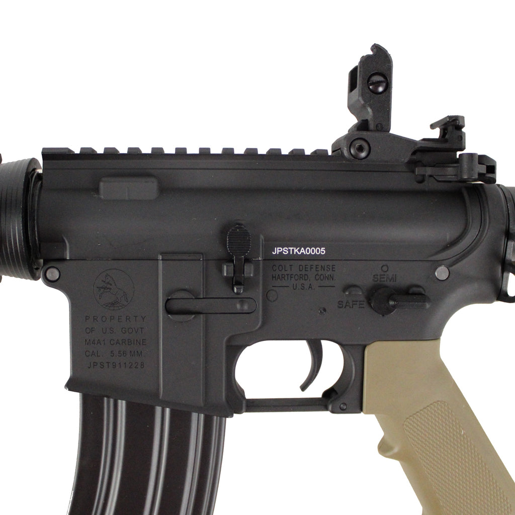 S&T M4 CQB-R Full Metal G3 AEG DE(COLT Marking) – S&T Armament (Smart Team)