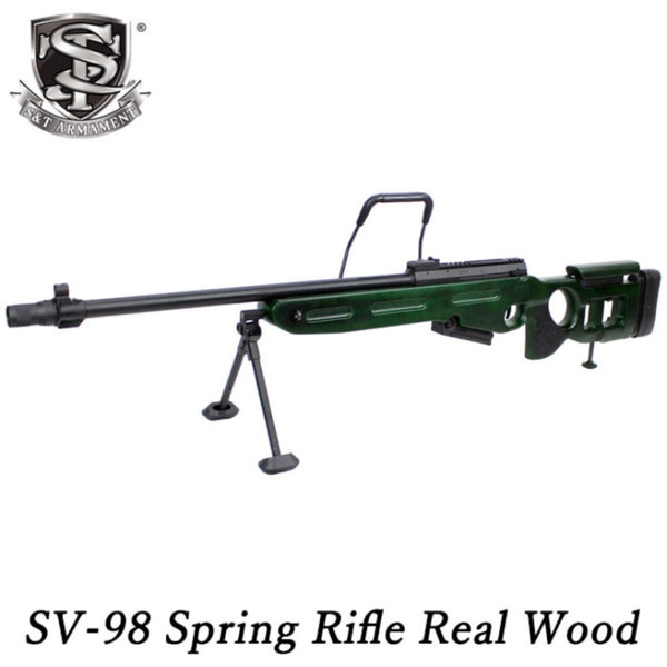 S&T SV-98 Spring Power Rifle (Real Wood)
