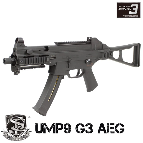 S&T UMP 9 G3 AEG BK (No Marking)