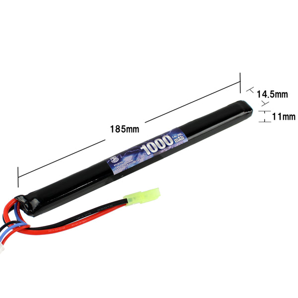 S&T Lipo 7.4v 1000mAh stick battery(185*14.5*11mm)